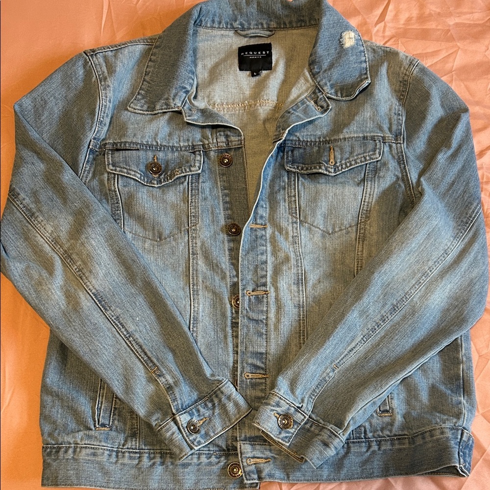 Request Premium Classic Blue Denim Jacket